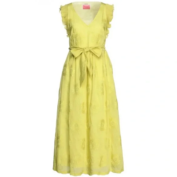 kate spade bloom organza dress Full Bloom Metallic Grace Dress